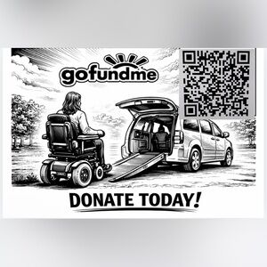 RESERVED 100count Go Fund Me Sticker